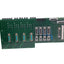 Used Anorad 811094-A Rev G 5U Chassis Board, 4 Relay Sockets, 5VDC Backplane