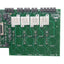 Used Anorad 811094-A Rev G 5U Chassis Board, 4 Relay Sockets, 5VDC Backplane