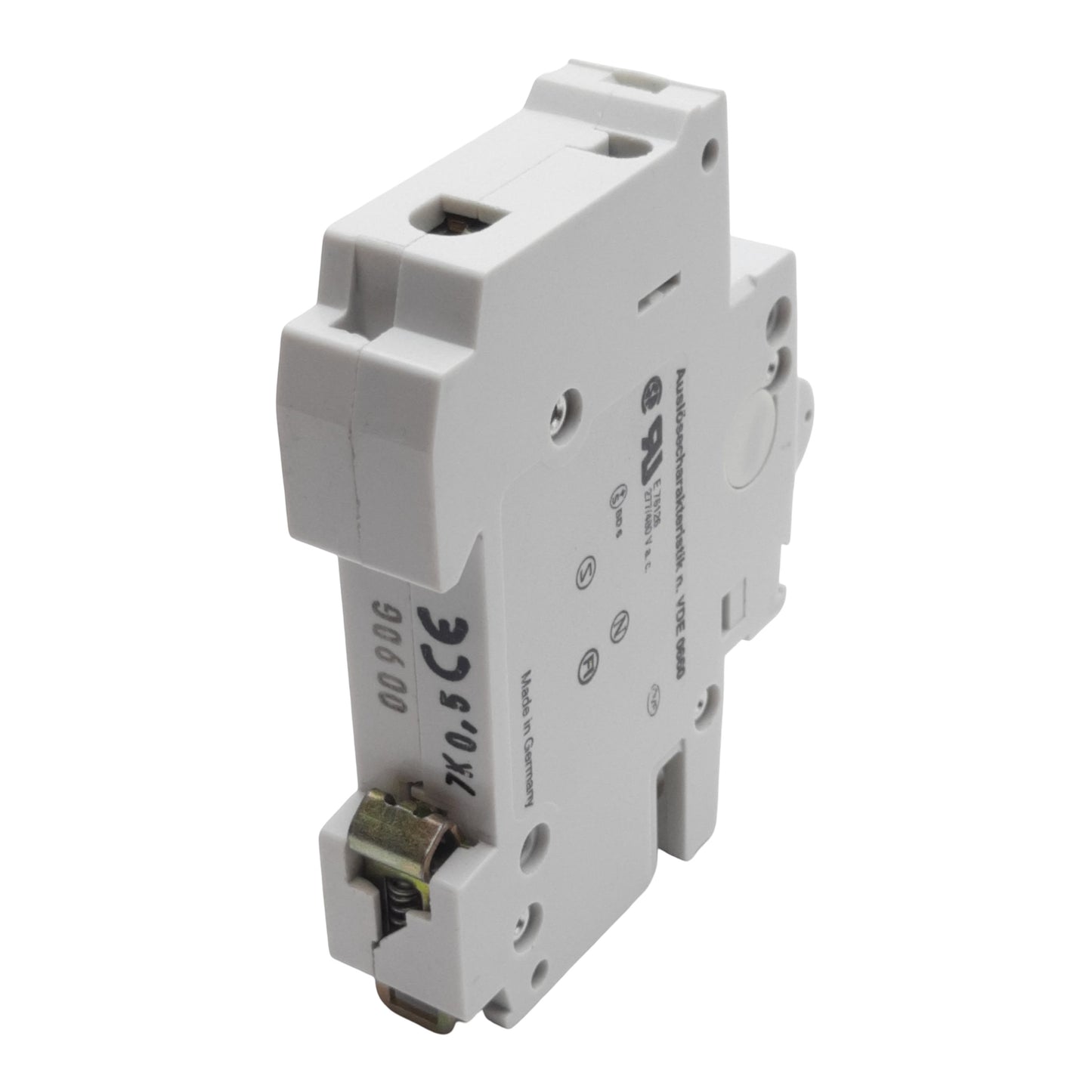 Used ABB S271-K0.5 Circuit Breaker, 1-Pole, 0.5A 230/400VAC, K-Curve, DIN Rail