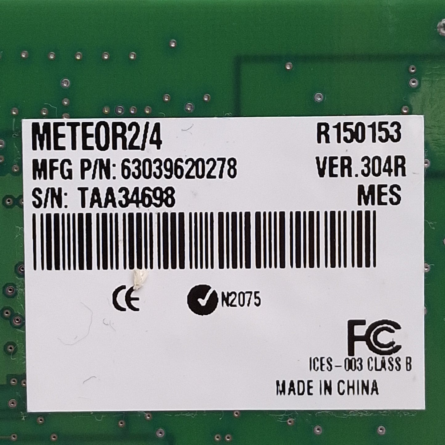 New – Open box Matrox 63039620278 Meteor-II 2/4 Frame Grabber Card, PCI, BNC & 44-Pin D-Sub