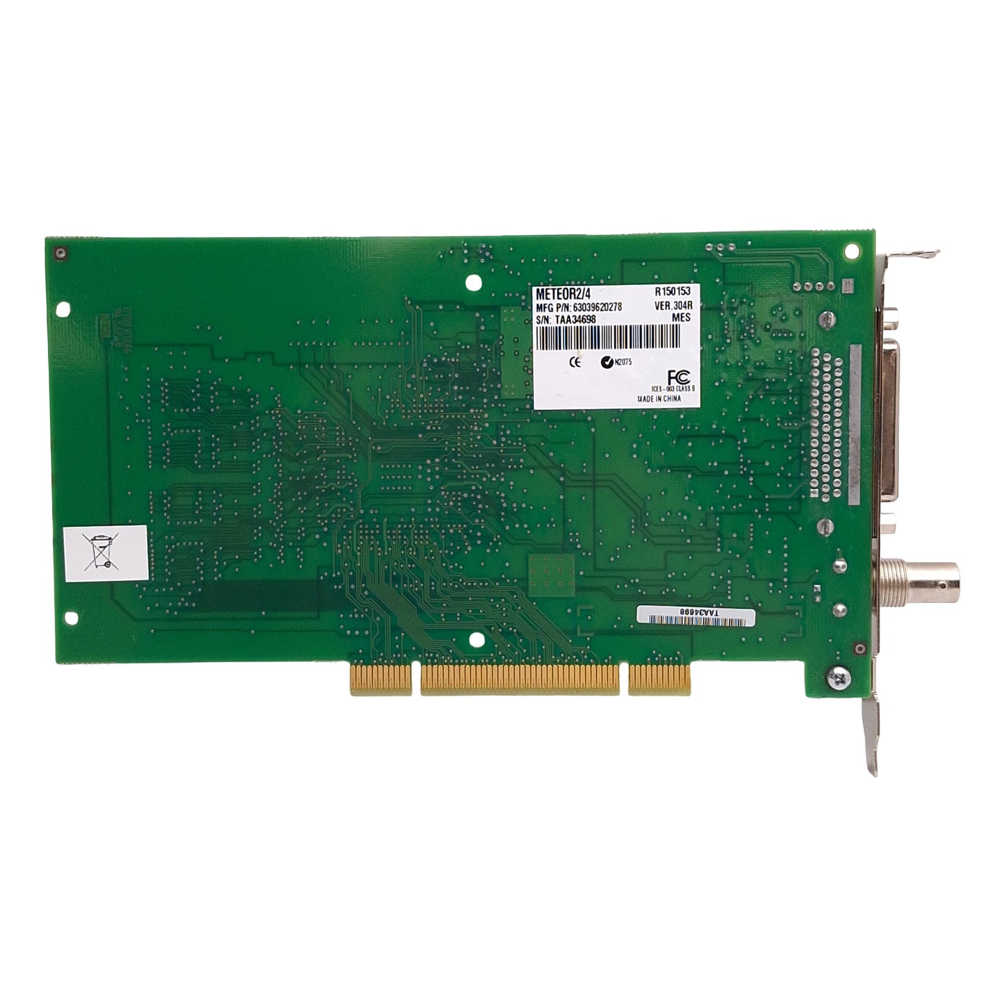 New – Open box Matrox 63039620278 Meteor-II 2/4 Frame Grabber Card, PCI, BNC & 44-Pin D-Sub