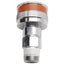 Used Swagelok SS-QC6-B-4PMK2 Quick-Connect 1/4in, 2.38in Length, Orange Key