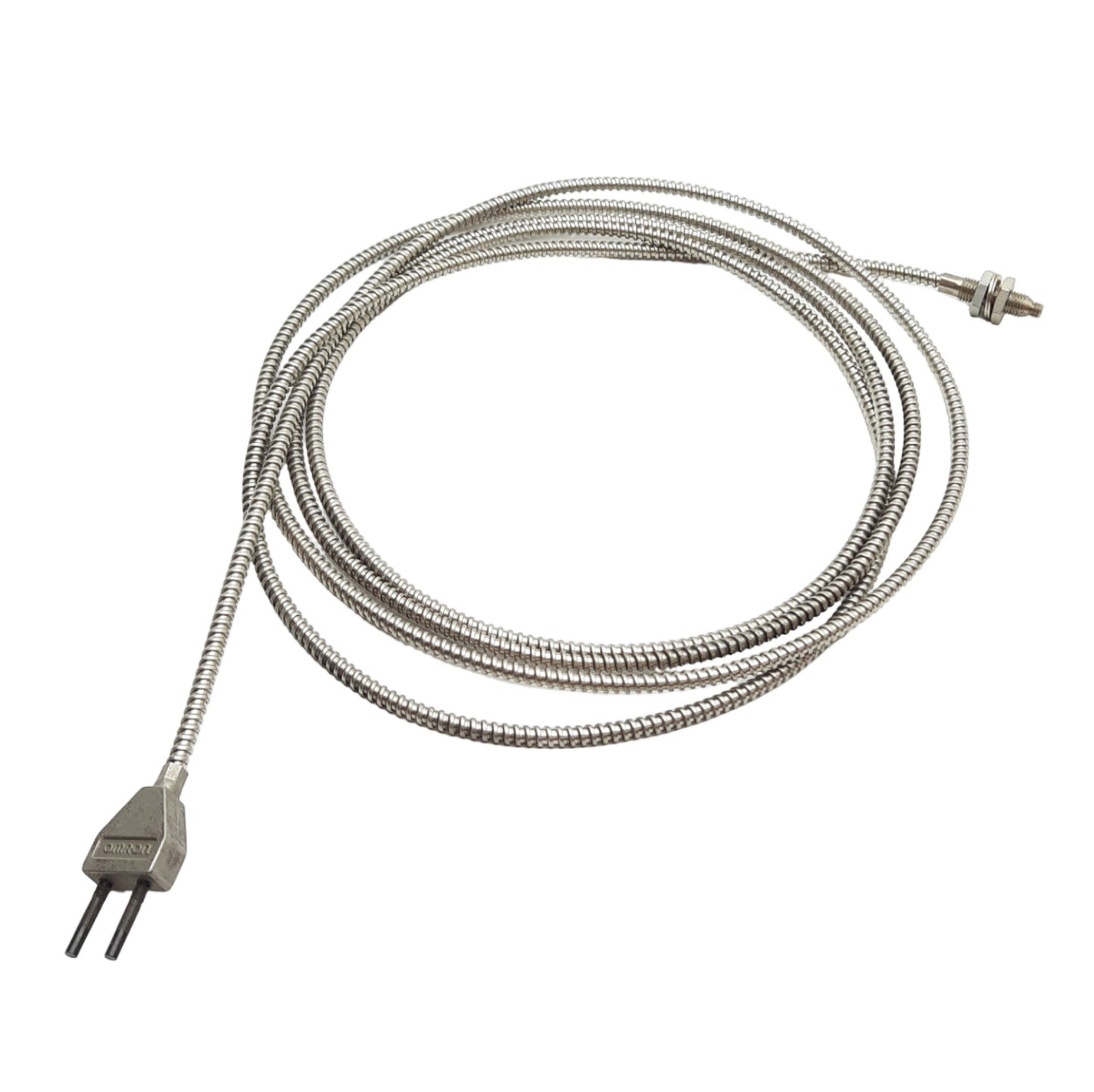 Used Omron E32-D61 Fiber Optic Light Guide M4/M6 Threaded Head, 2 Meter Length
