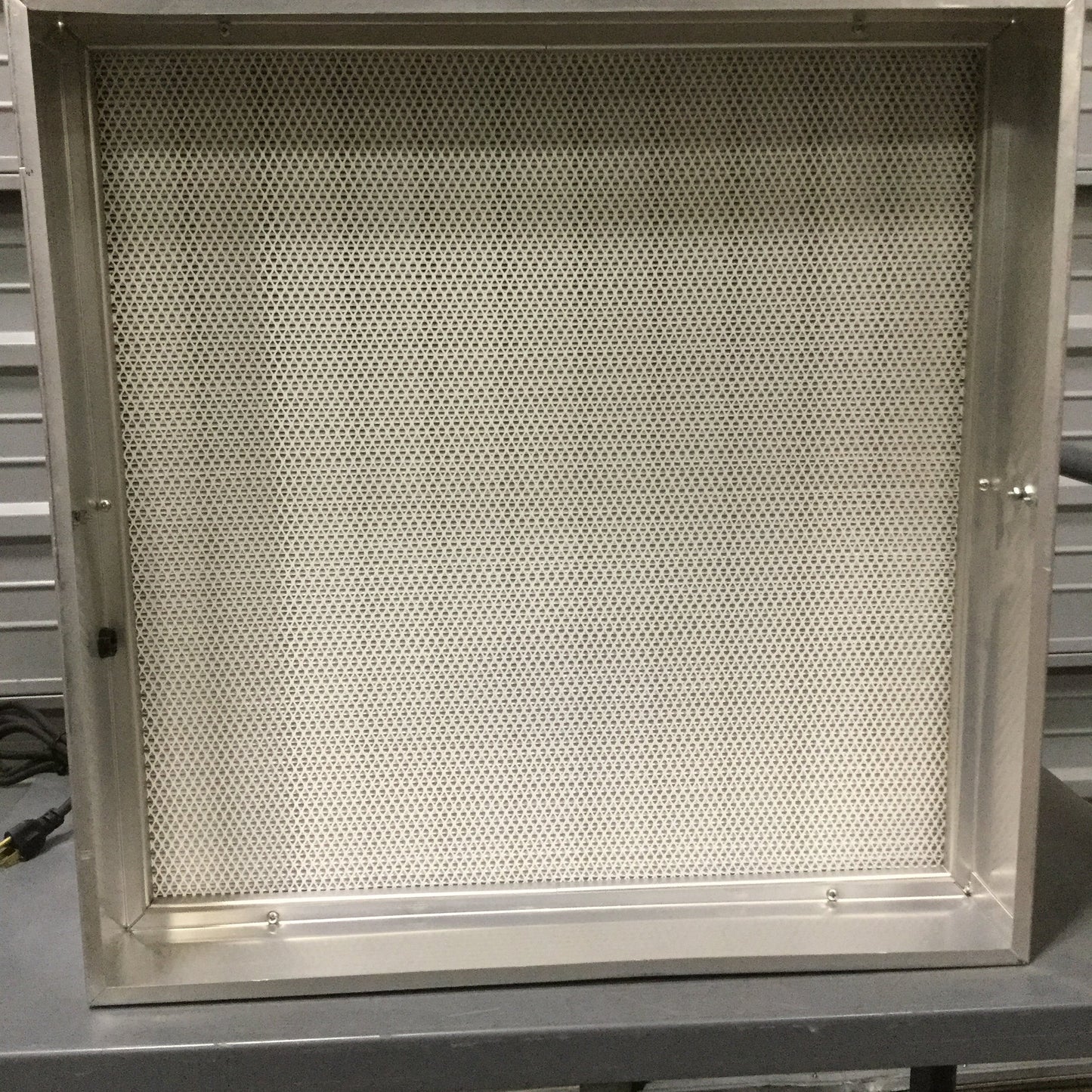 Used Envirco MAC 10 HEPA Filter Fan Unit Clean Room Air Hood 2' x 2', 115VAC, 410CFM