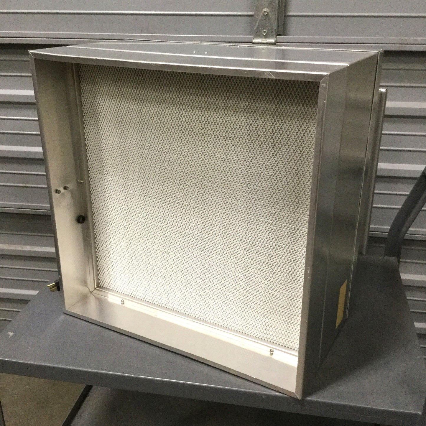 Used Envirco MAC 10 HEPA Filter Fan Unit Clean Room Air Hood 2' x 2', 115VAC, 410CFM