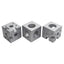 Used Lot of 3 Bosch Rexroth 3842523874 Cubic Joint Connector 45/3, 45x45mm, 10 Slot