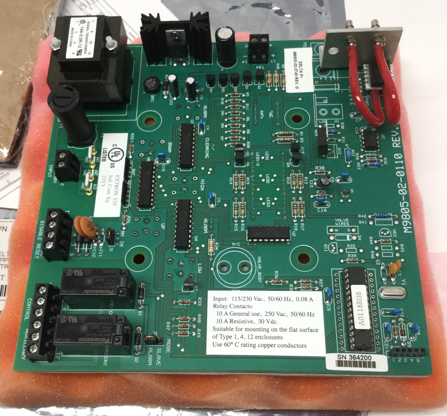 New – Open box Donaldson Torit M9805-02-0745 Delta P+ Airflow Controller for Downflo Evolution