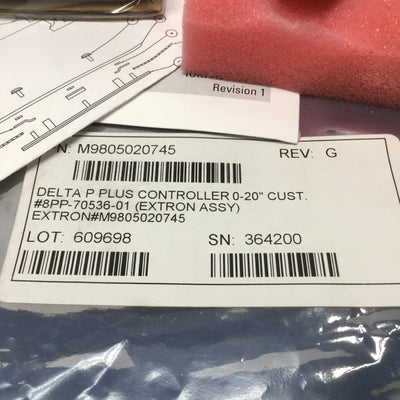 New – Open box Donaldson Torit M9805-02-0745 Delta P+ Airflow Controller for Downflo Evolution