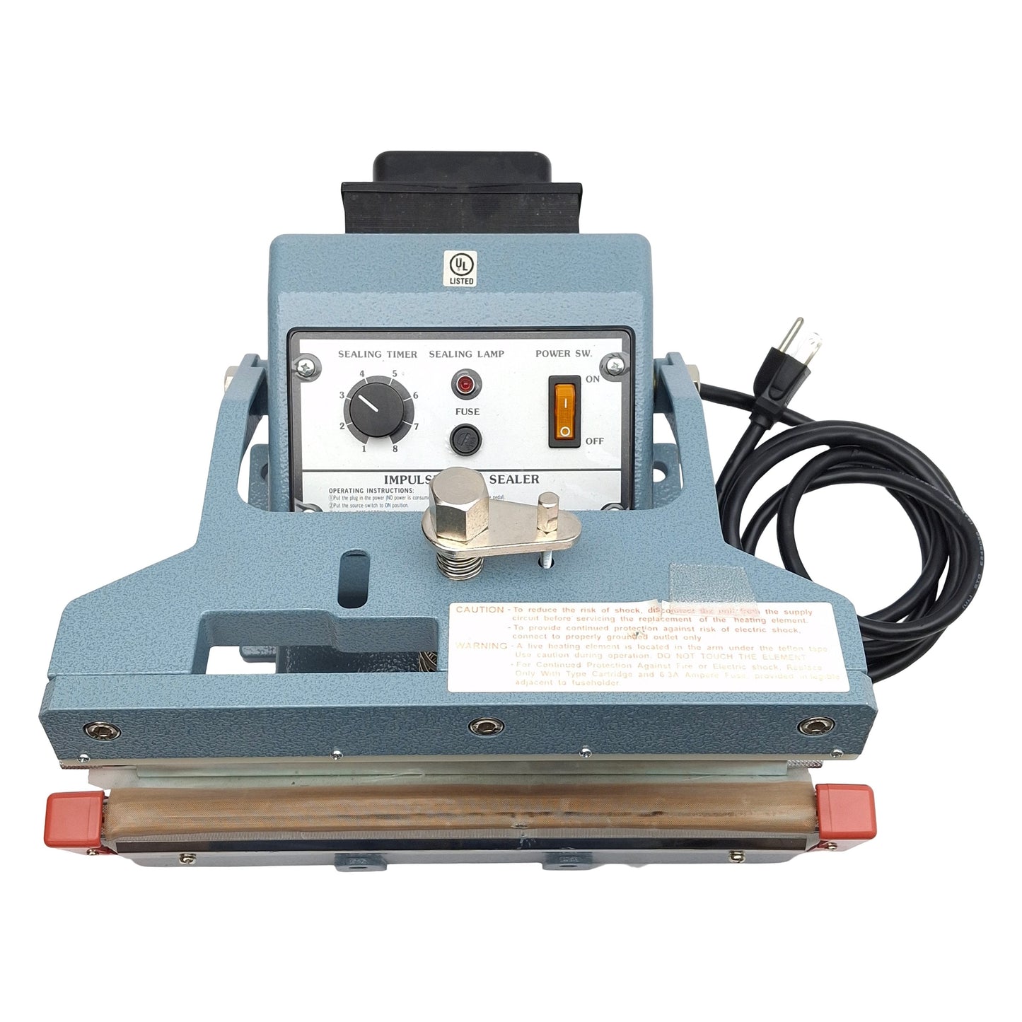 Used AIE AIE-300FL Heavy Duty Impulse Foot Sealer, 12in Long x 2mm Wide Seal, 120VAC