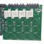 Used Anorad 811094-A Rev E 5U Chassis Board, 4 Relay Sockets, 5VDC Backplane