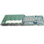 Used Anorad 811094-A Rev E 5U Chassis Board, 4 Relay Sockets, 5VDC Backplane