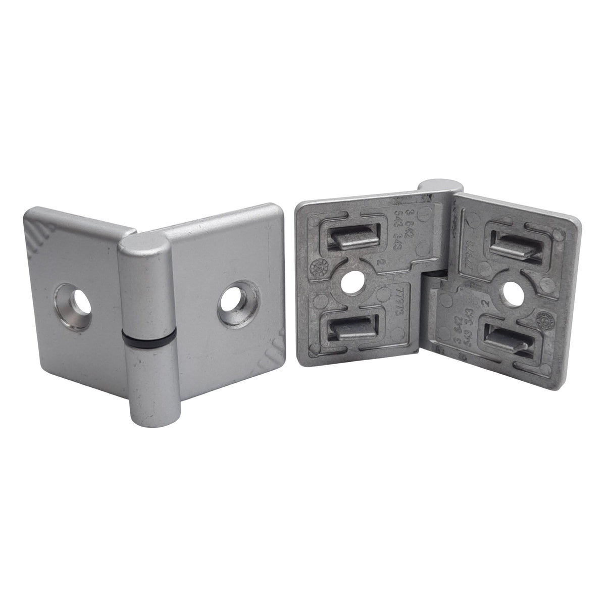 Used Lot of 2 Bosch Rexroth 3842543328 Hinge AL 45/45 LIFTOFF Right, 10 Slot, 45mm