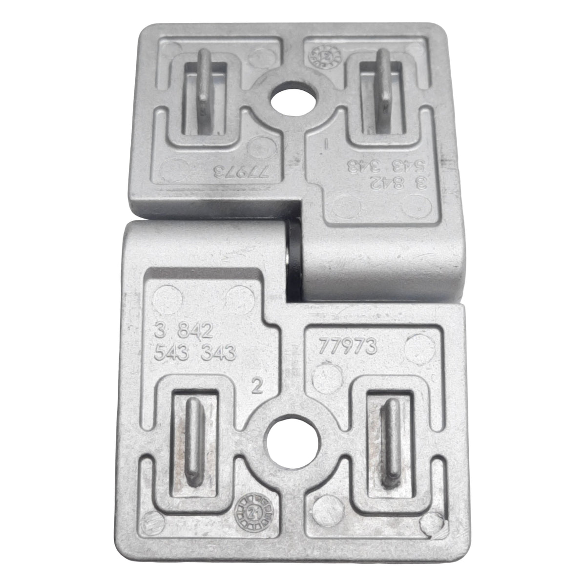 Used Lot of 2 Bosch Rexroth 3842543328 Hinge AL 45/45 LIFTOFF Right, 10 Slot, 45mm