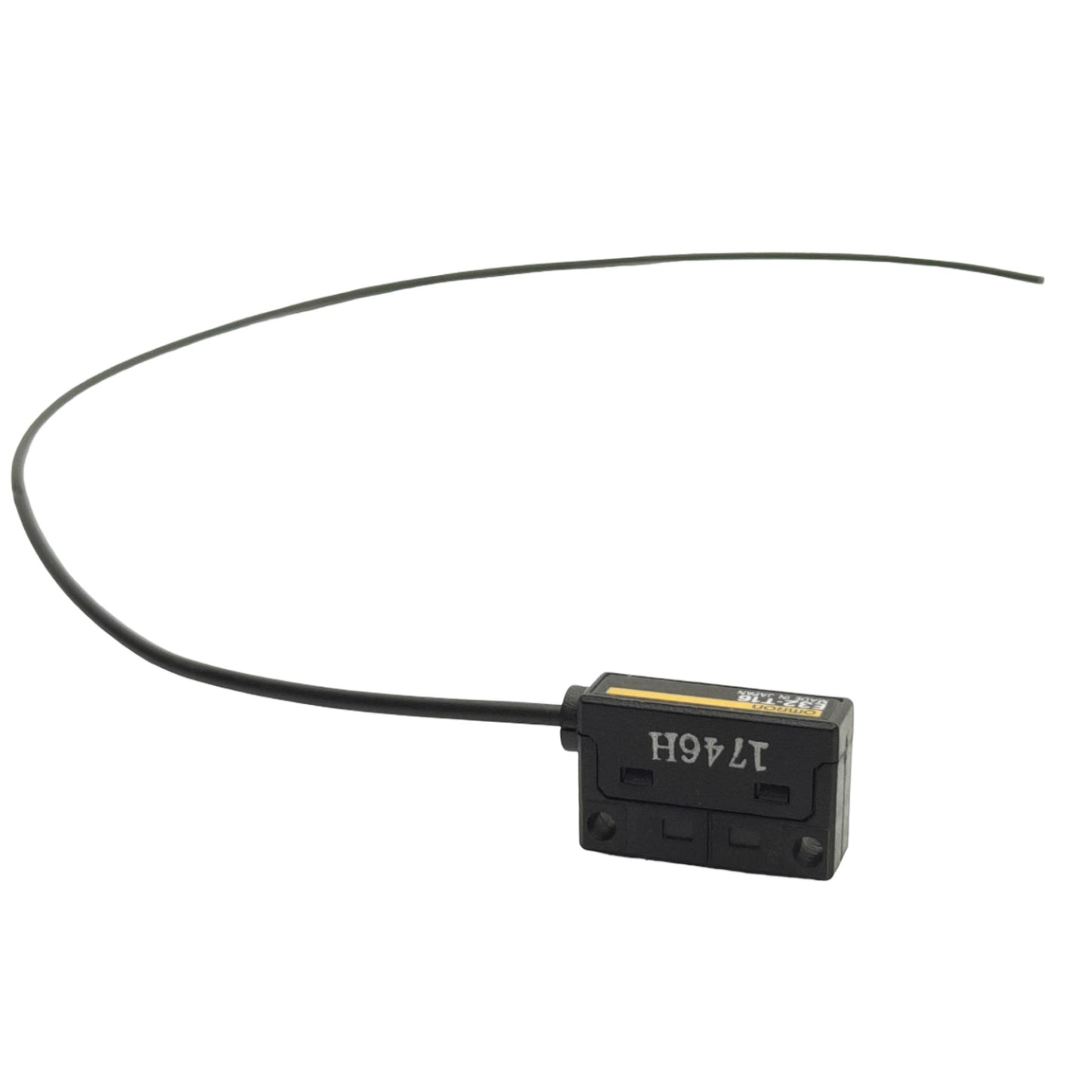 Used Omron E32-T16 Fiber Optic Thru-Beam Sensor, 10mm Area, Square, 4000mm Range