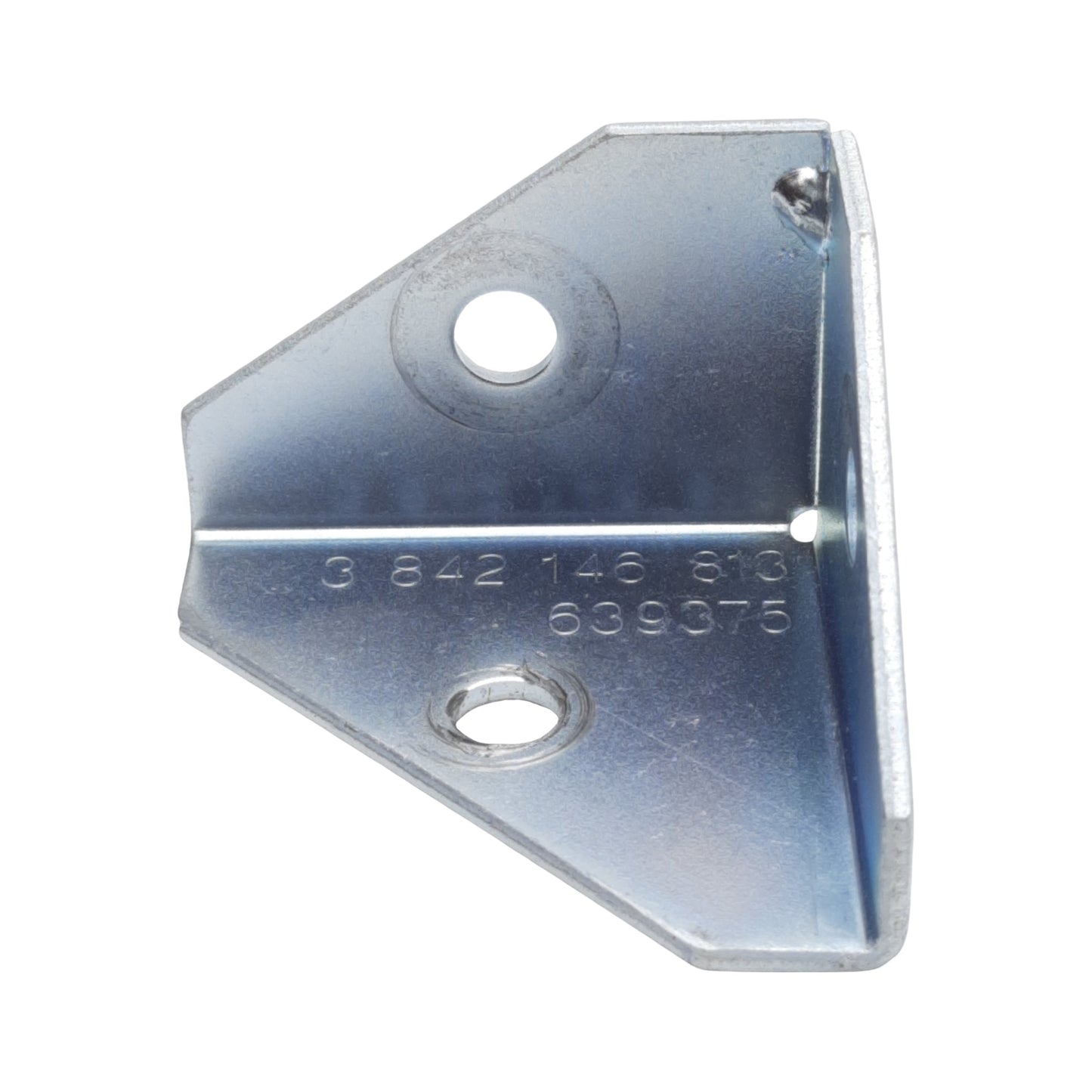 Used Lot of 3 Bosch Rexroth 3842146813 Right Angled Metal Bracket 60x60x42mm, 10 Slot