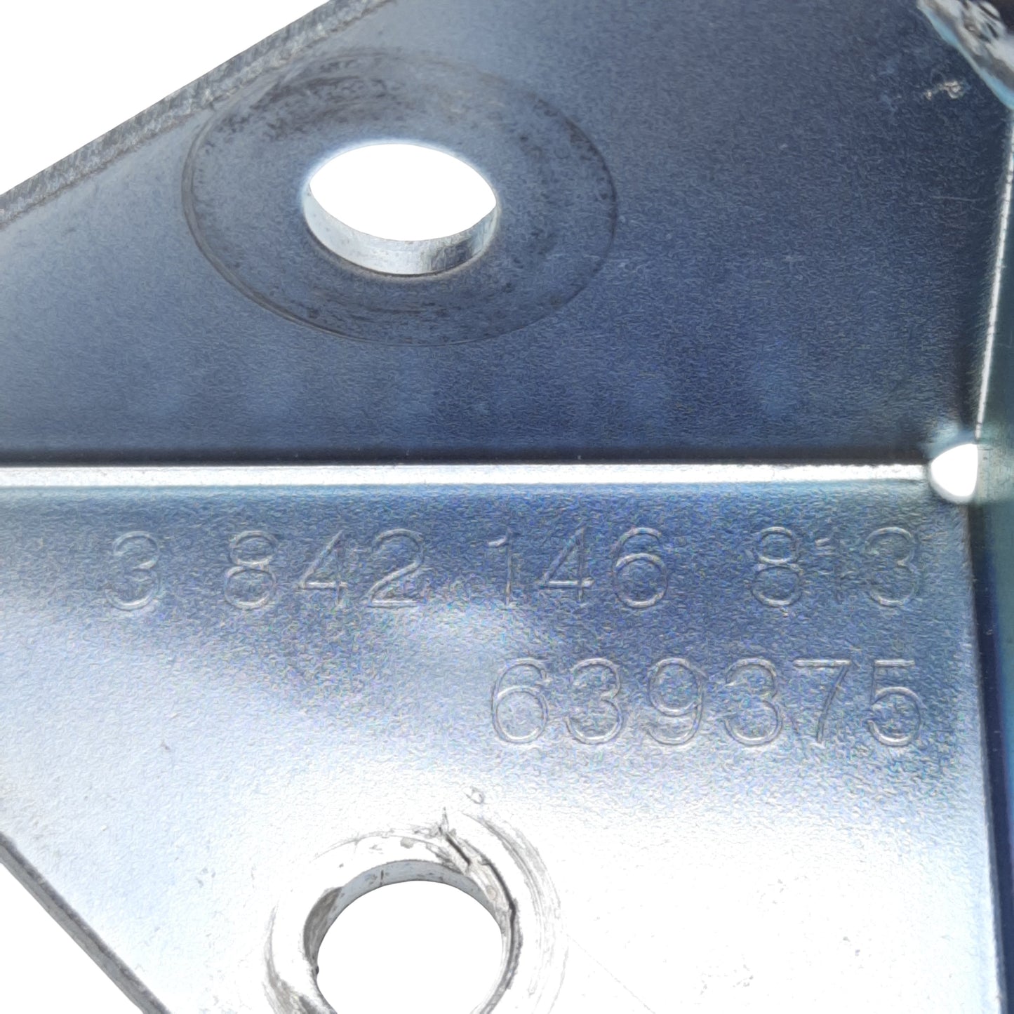 Used Lot of 3 Bosch Rexroth 3842146813 Right Angled Metal Bracket 60x60x42mm, 10 Slot