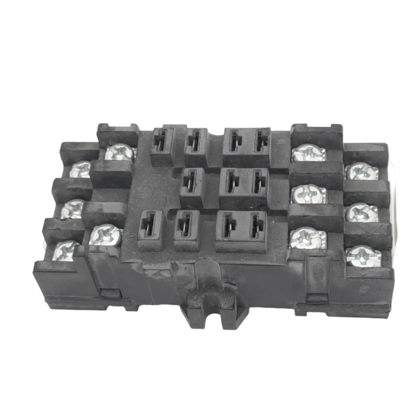 Used Allen Bradley 700-HN127 Relay Socket, 11-Pin, 300V 10A, DIN Rail Mount