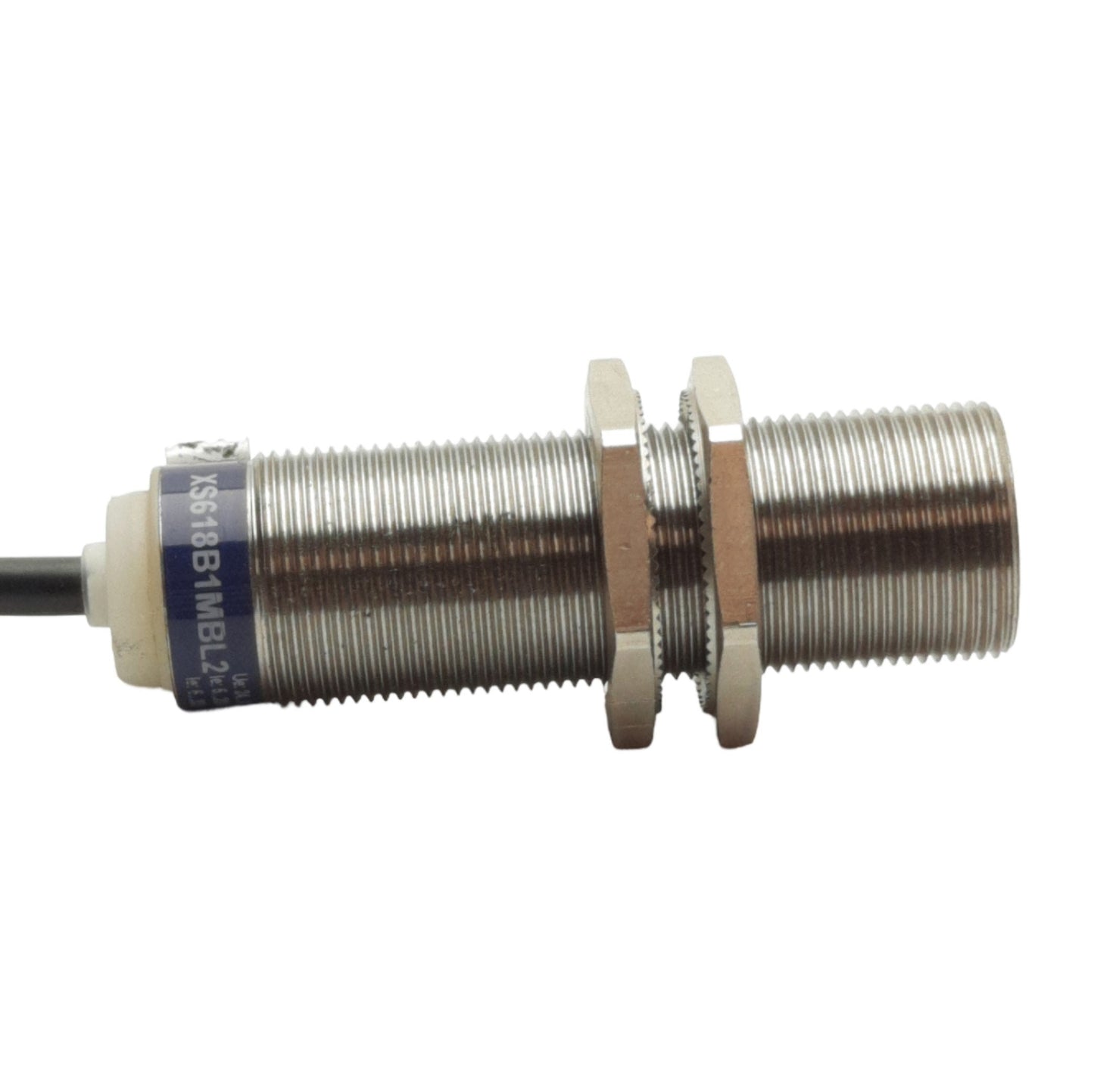 Used Telemecanique XS618B1MBL2 Inductive Proximity Sensor, 8mm Range, NC Contact