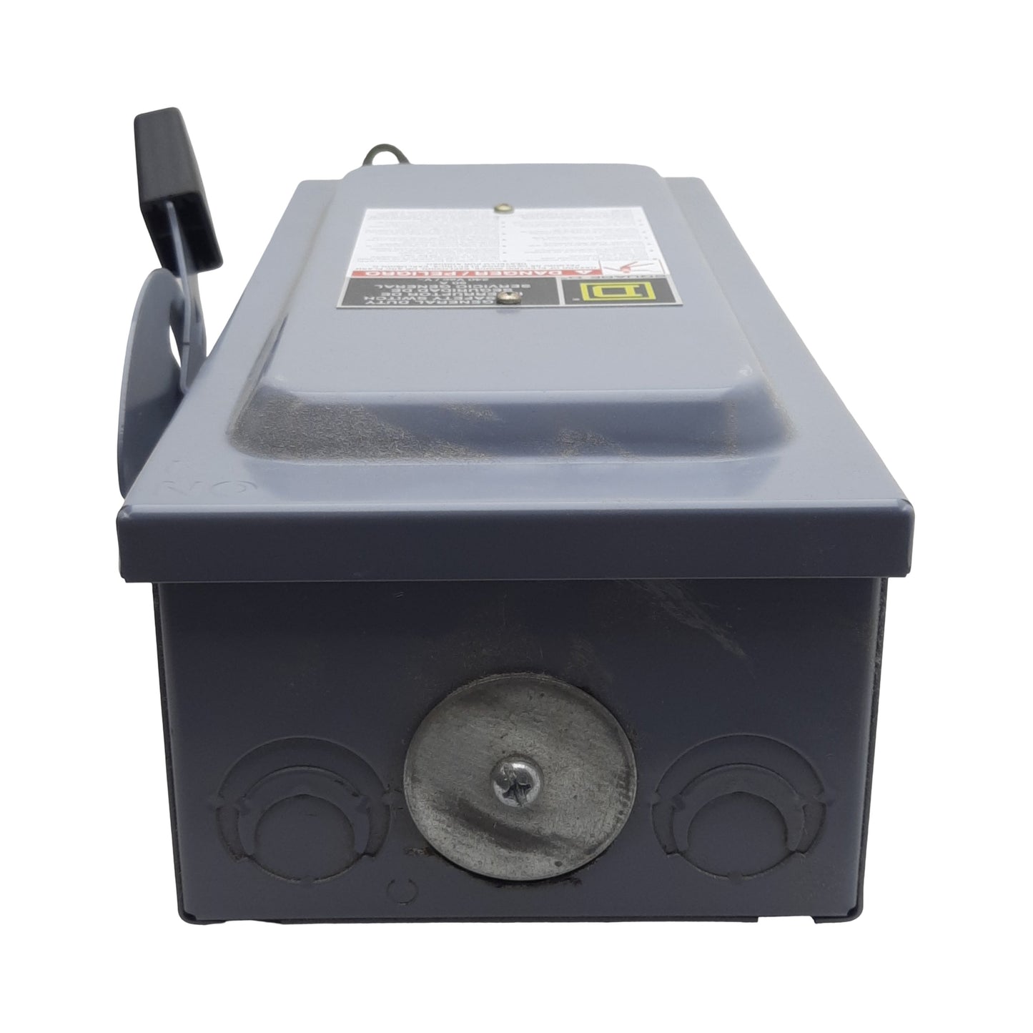Used Square-D D222N General Duty Safety Switch, 2-Pole 3-Wire, 60A 240VAC, H/K/R Fuse