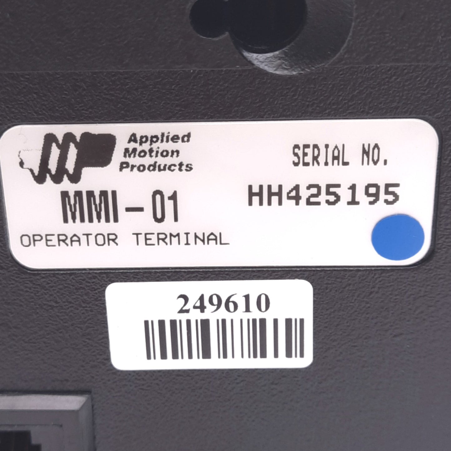 Used Applied Motion Products MMI-01 Operator Terminal Interface for Microstep Drive