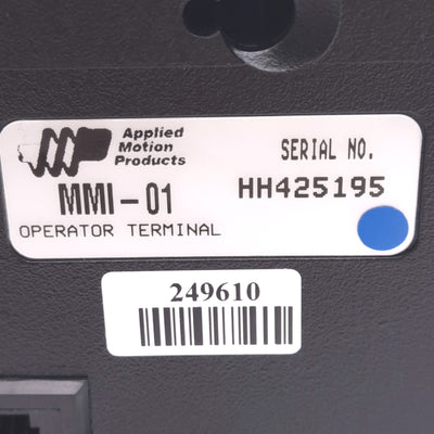 Used Applied Motion Products MMI-01 Operator Terminal Interface for Microstep Drive