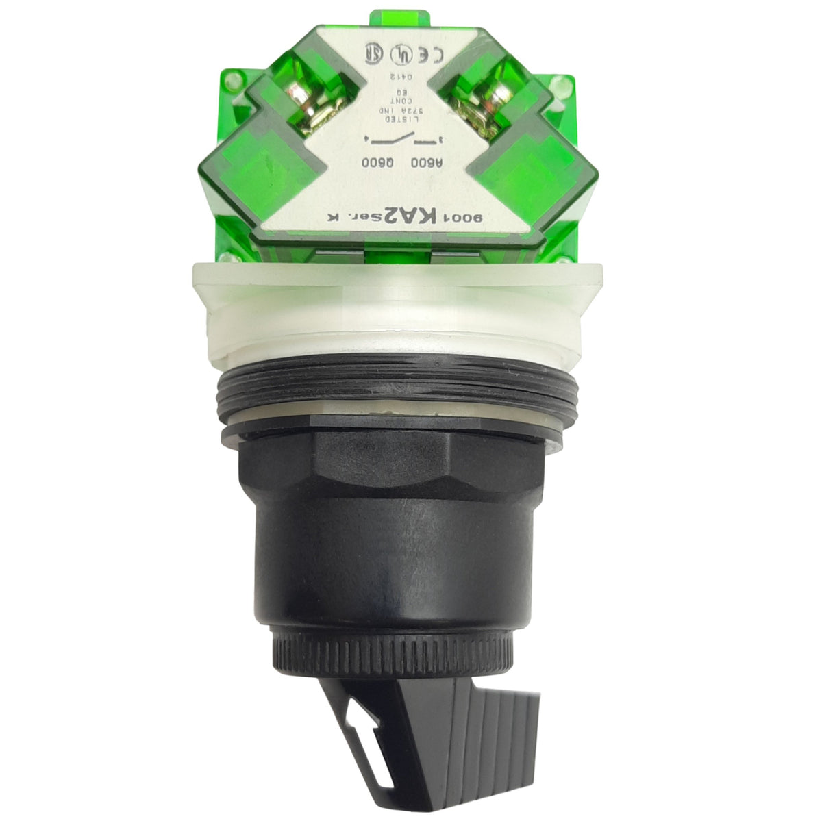 Used Square D 9001KS11BH2 2-Position Maintained Selector Switch ø30mm, 2NO, 600V, 10A