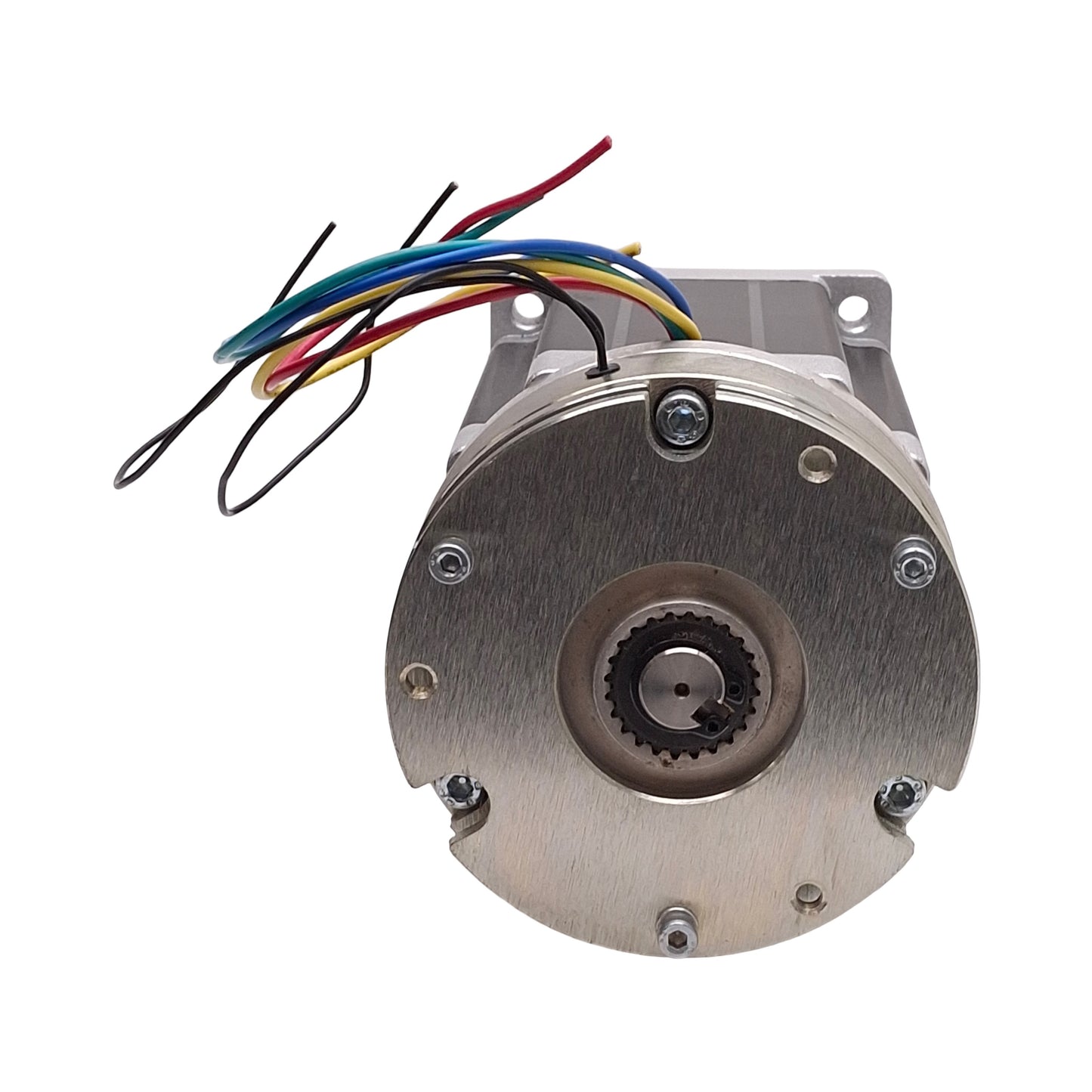 Used ACT 34HS1450D14L34J5-S8 Stepper Motor, 1.8°/step, 2-Phase, 2.45VDC 5A, NEMA 34