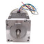 Used ACT 34HS1450D14L34J5-S8 Stepper Motor, 1.8°/step, 2-Phase, 2.45VDC 5A, NEMA 34