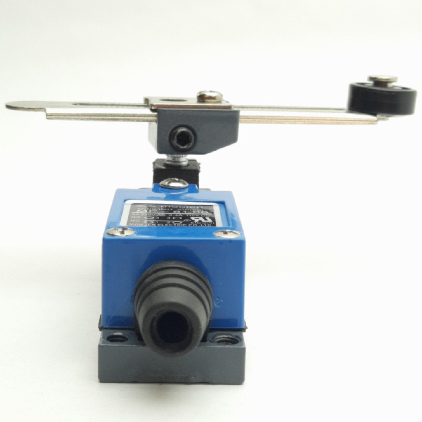 Used Moujen ME-8108 Roller Wheel Limit Switch 250VAC/115VDC, 5A 400mA, SPDT-NC-NO