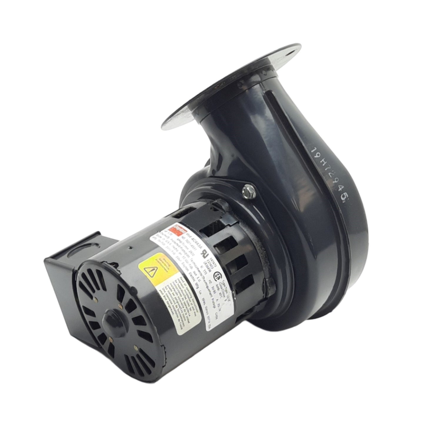 Used Dayton 4C443A Replacement Blower 115VAC Supply, ø4in OD Outlet, 75CFM