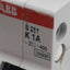Used ABB S281-K1 Circuit Breaker, 1-Pole, 1A 230/400VAC, K-Curve, DIN Rail Mount