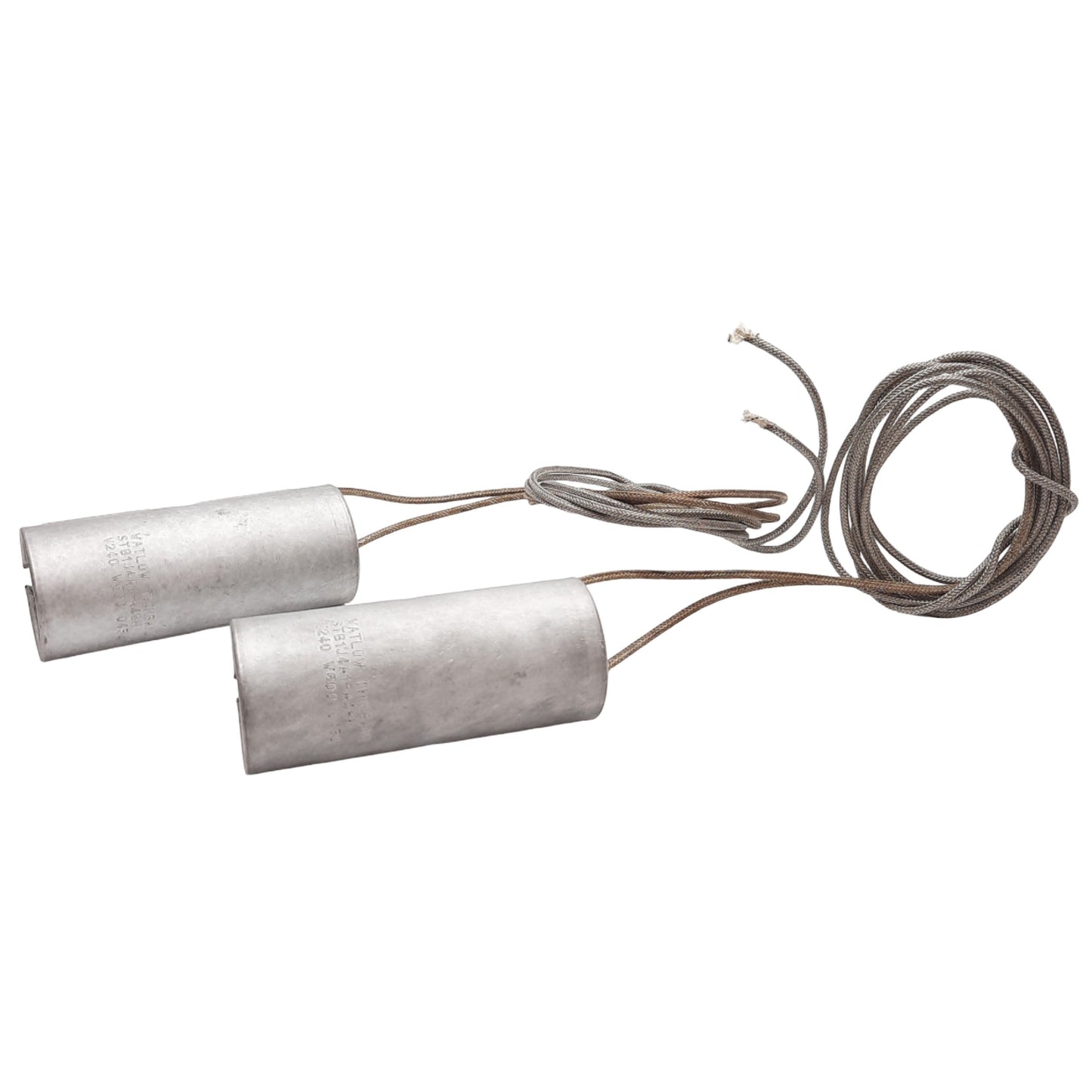 Used Lot of 2 Watlow STB1J4A1-A48H THINBAND Barrel Heater ø1-1/2in ID, 4in, 240V 600W