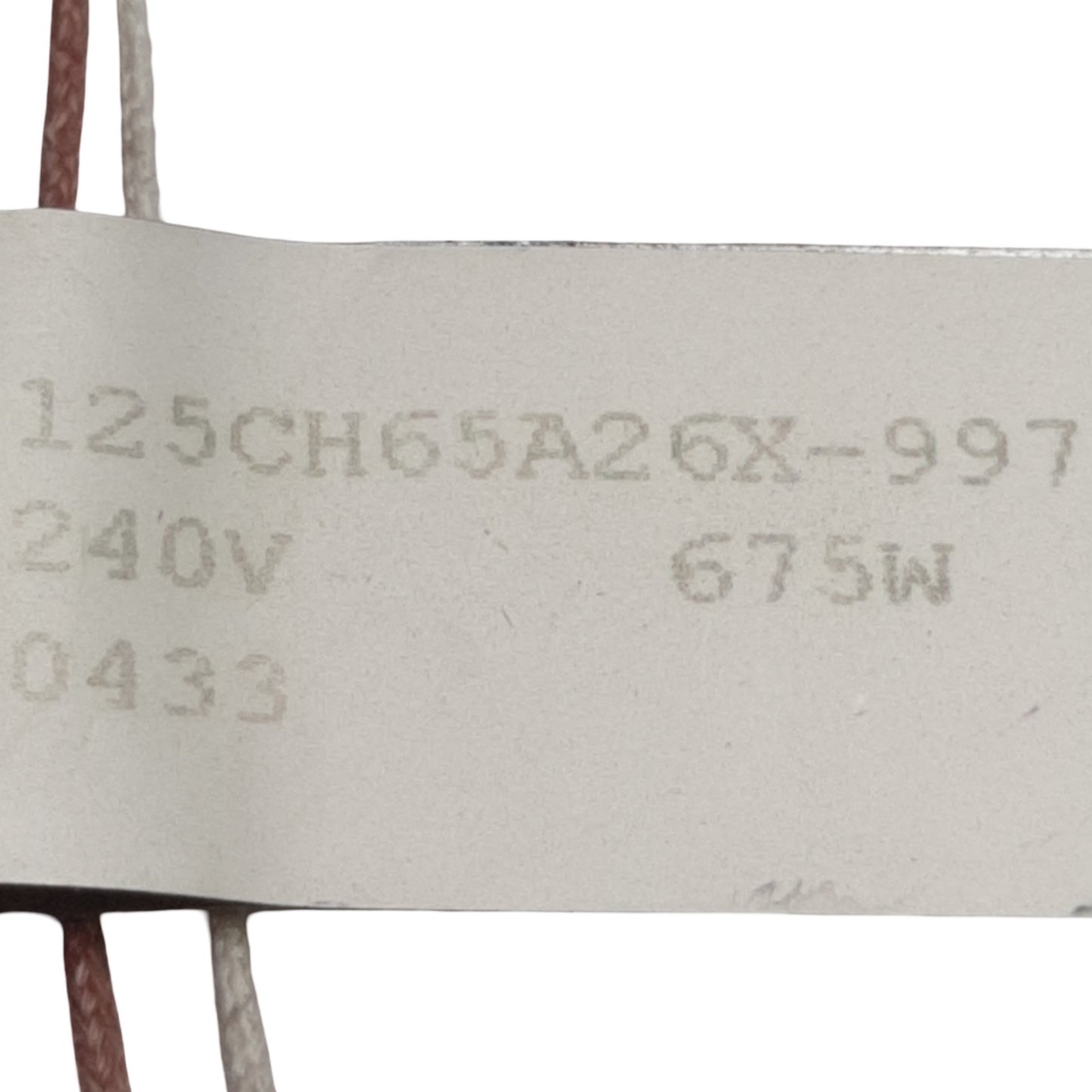 Used Watlow 125CH65A26X-997 Coiled Heater ø1/2in ID, 240V 675W, 3-1/2in Length