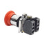 Used Telemecanique Schneider XB4BS542 Twist/Release E-Stop, 1NO+1NC, 600V 10A, 22mm