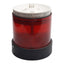 Used Schneider XVBC34CA Light Tower Indicator Bank Red, ø70mm, 12-230VAC, *No Bulb*