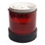 Used Schneider XVBC34CA Light Tower Indicator Bank Red, ø70mm, 12-230VAC, *No Bulb*