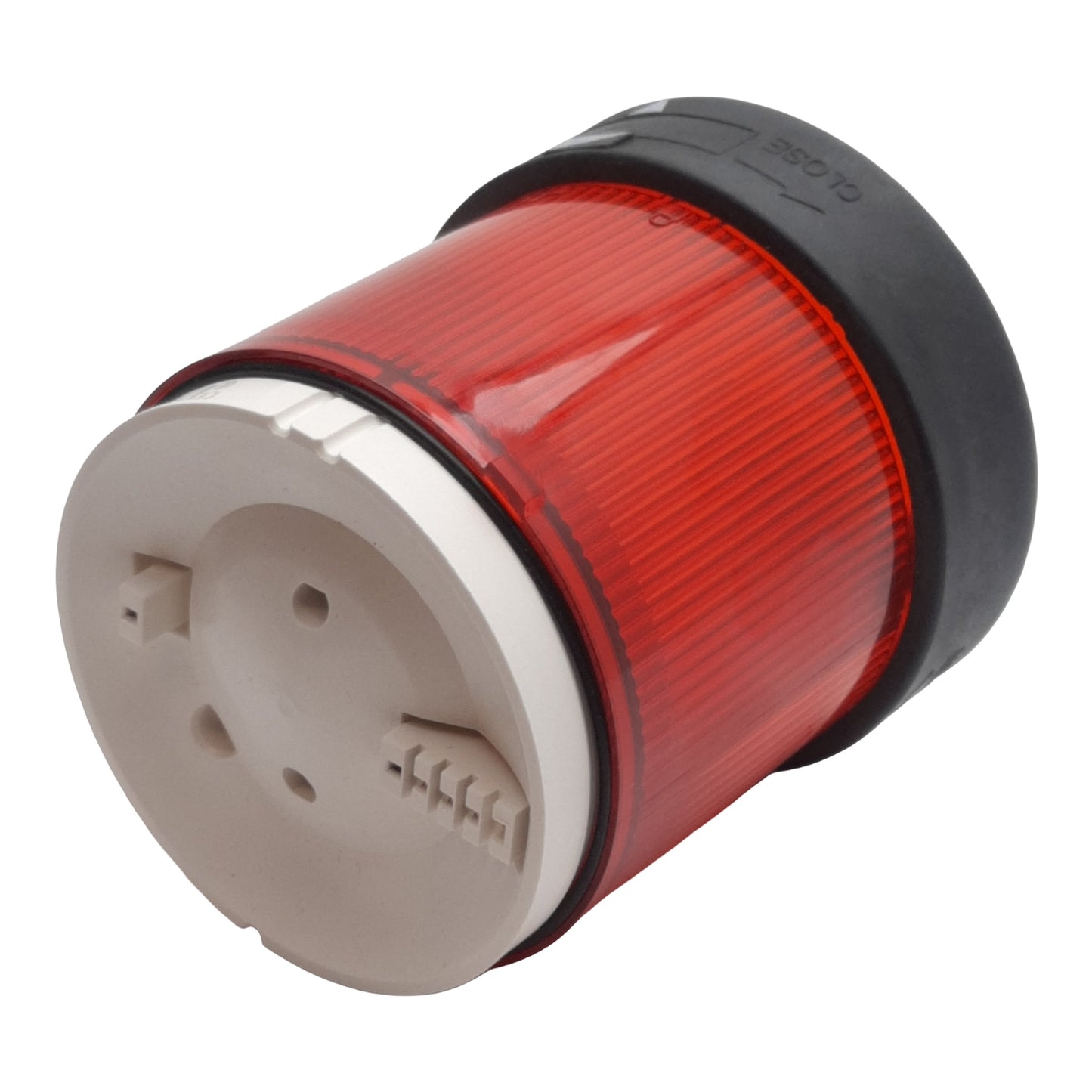 Used Schneider XVBC34CA Light Tower Indicator Bank Red, ø70mm, 12-230VAC, *No Bulb*