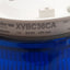Used Schneider XVBC36CA Light Tower Indicator Bank, Blue, ø70mm, 12-230VAC, *No Bulb*