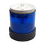 Used Schneider XVBC36CA Light Tower Indicator Bank, Blue, ø70mm, 12-230VAC, *No Bulb*
