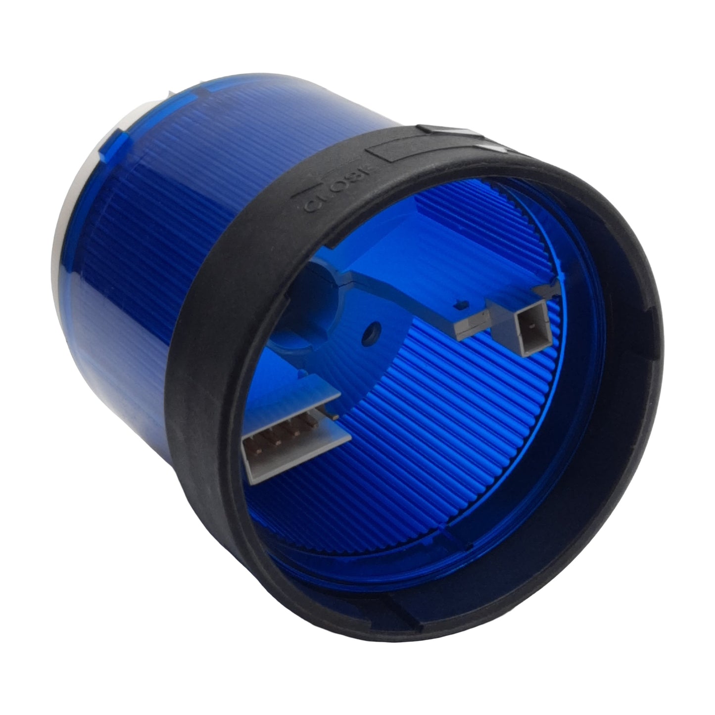 Used Schneider XVBC36CA Light Tower Indicator Bank, Blue, ø70mm, 12-230VAC, *No Bulb*