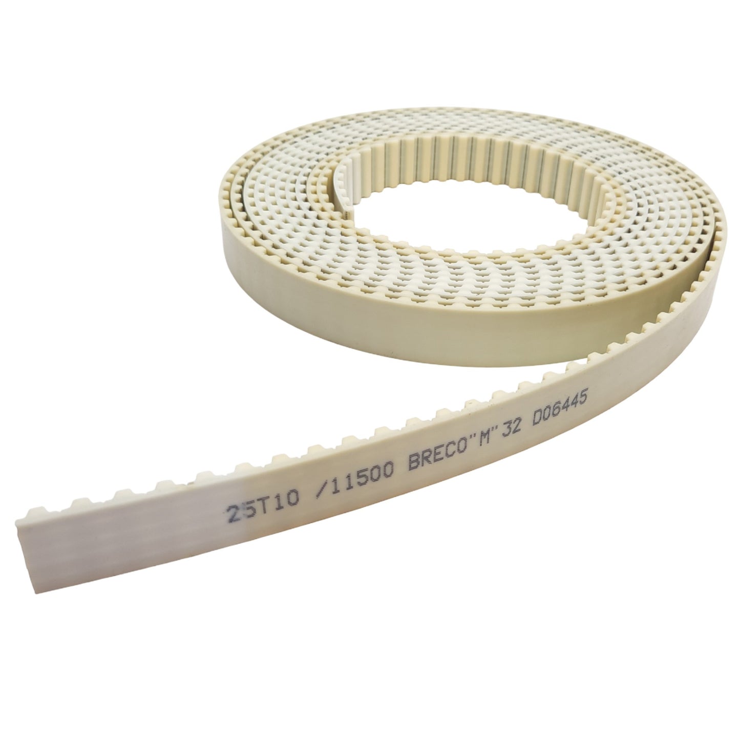 Used Brecoflex 25T10/11500 Open-Ended Timing Belt 1in Width, 18ft Length, 560 Teeth