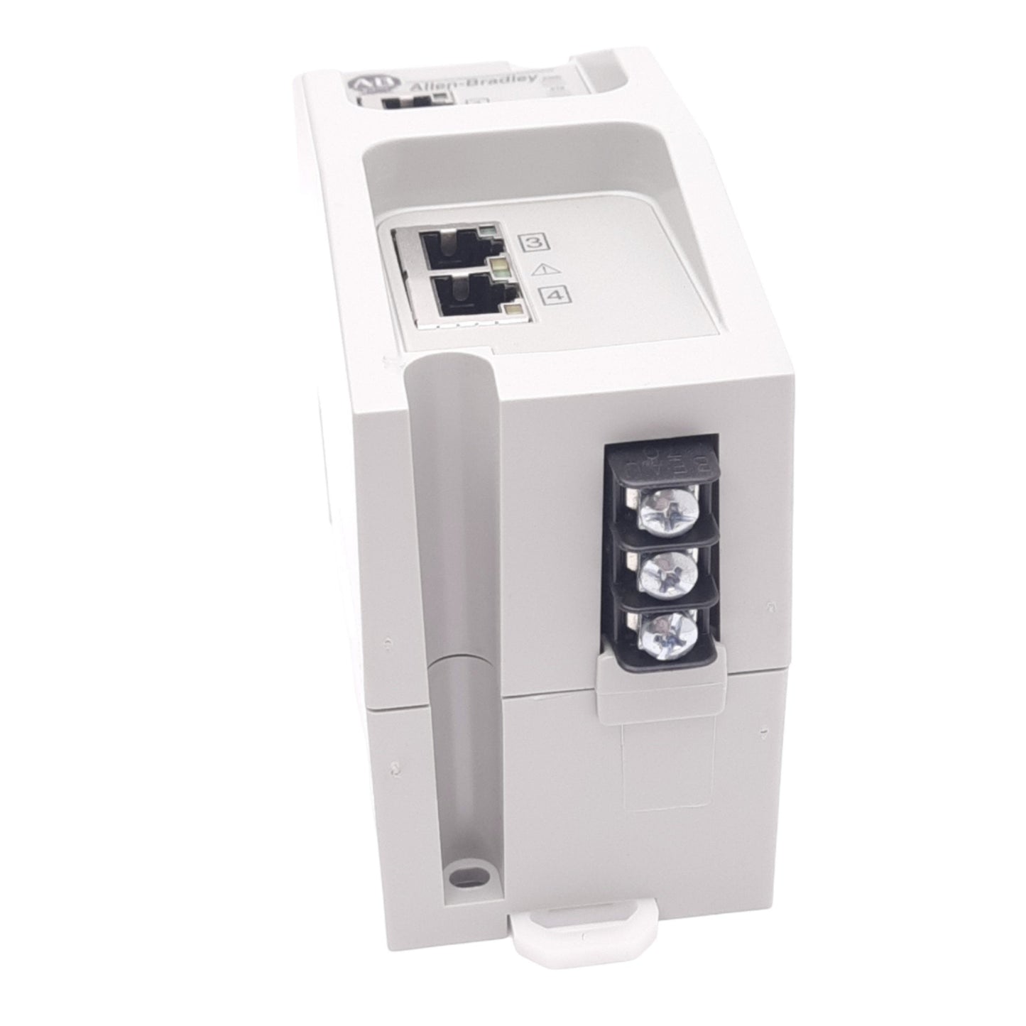 Used Allen Bradley 1783-EMS04T/B Ethernet Managed Switch, 4-Port RJ45, 12-48VDC