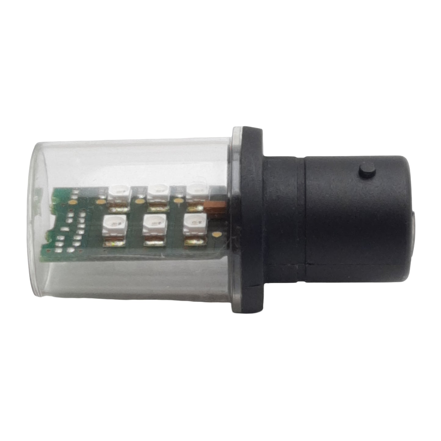 Used Schneider DL1-BDB3 LED Bulb, Green, Harmony XVB, BA 15d, Steady, 24VAC/VDC 47mA
