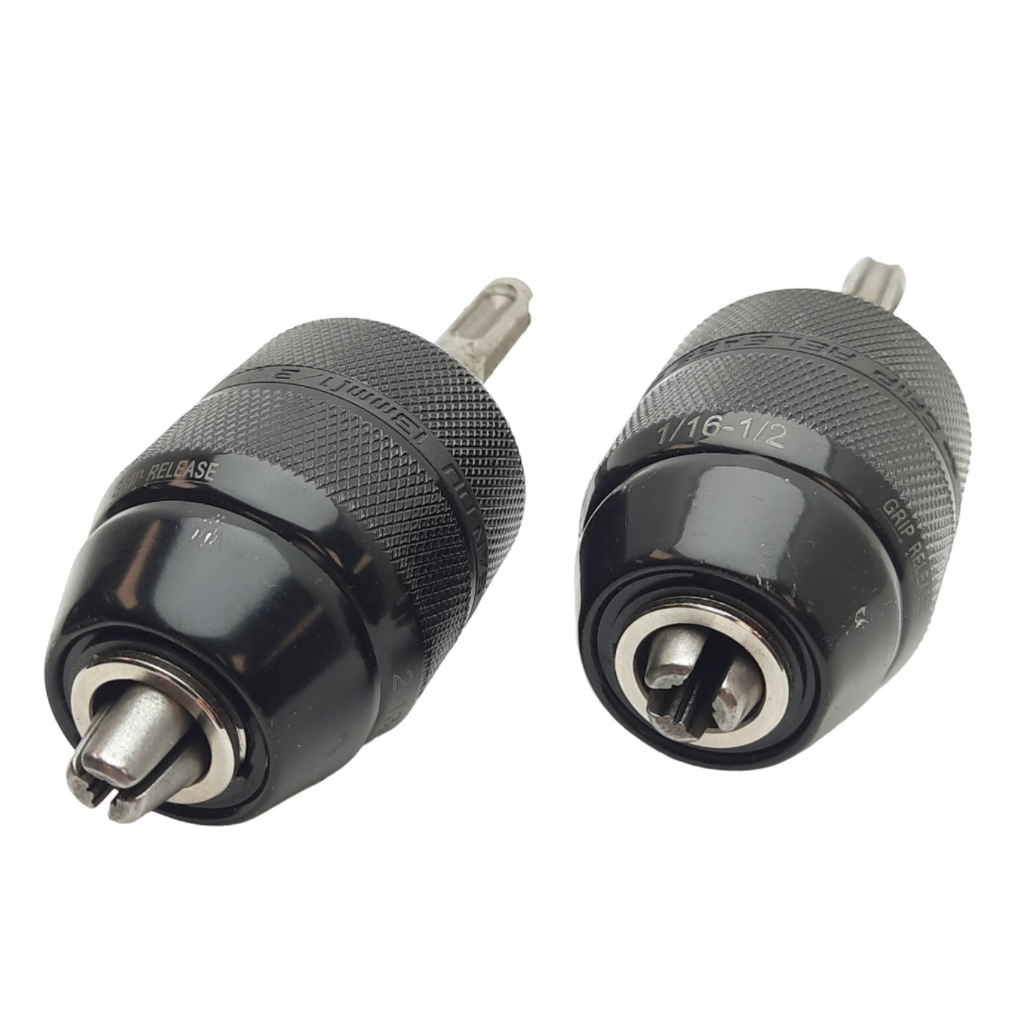 Used Lot of 2 Bestgle Capacity Impact Keyless Drill Chuck 2-13mm Range, 1/2-20UNF
