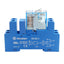 Used Finder 40.52S Relay W/ Socket & Interface, 1CO (SPDT), 8A 250VAC, 24VDC Coil