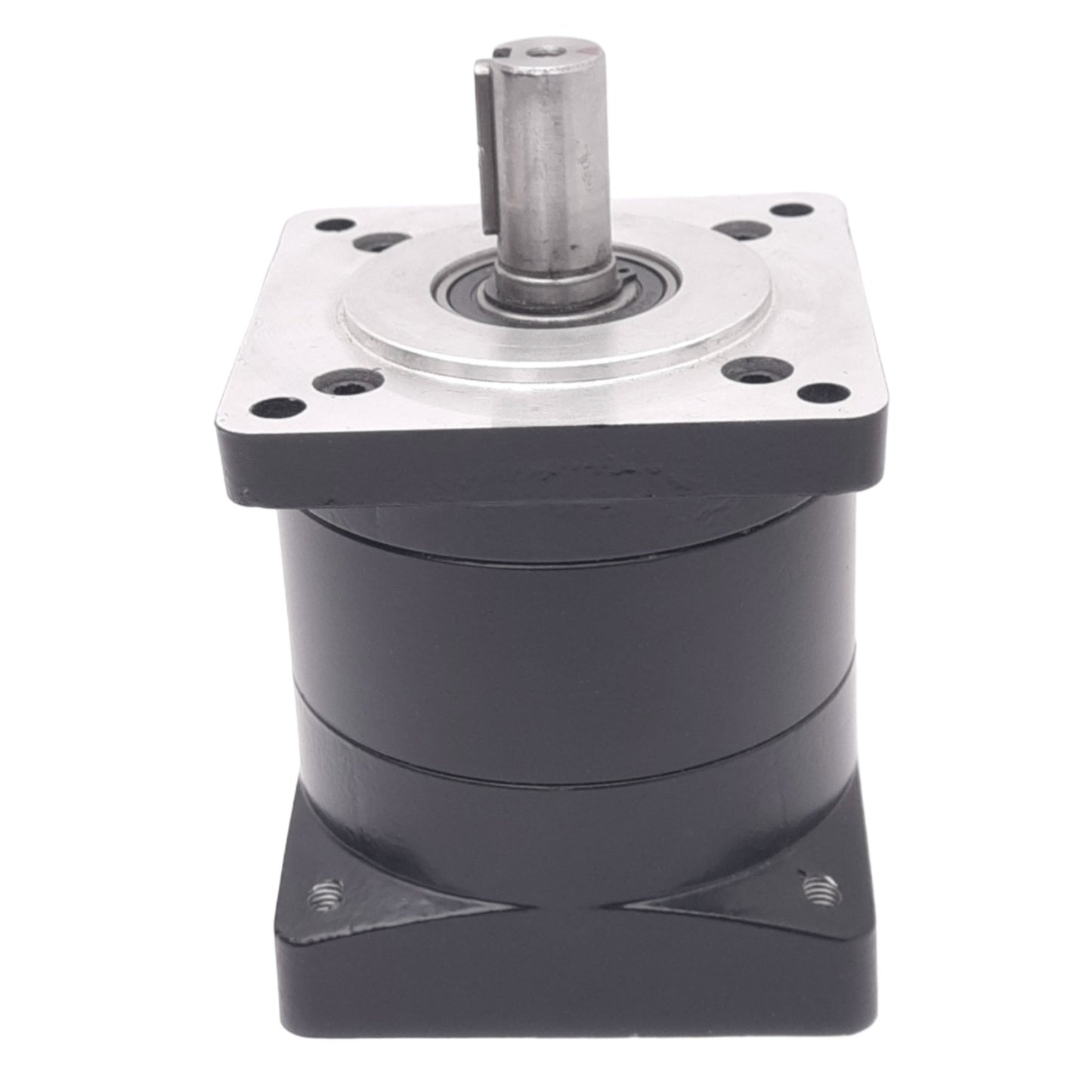 Used F&D Reducer Gearbox, 10.5:1 Reduction Ratio, 3-3/8" Square Mount, ø16mm Shaft