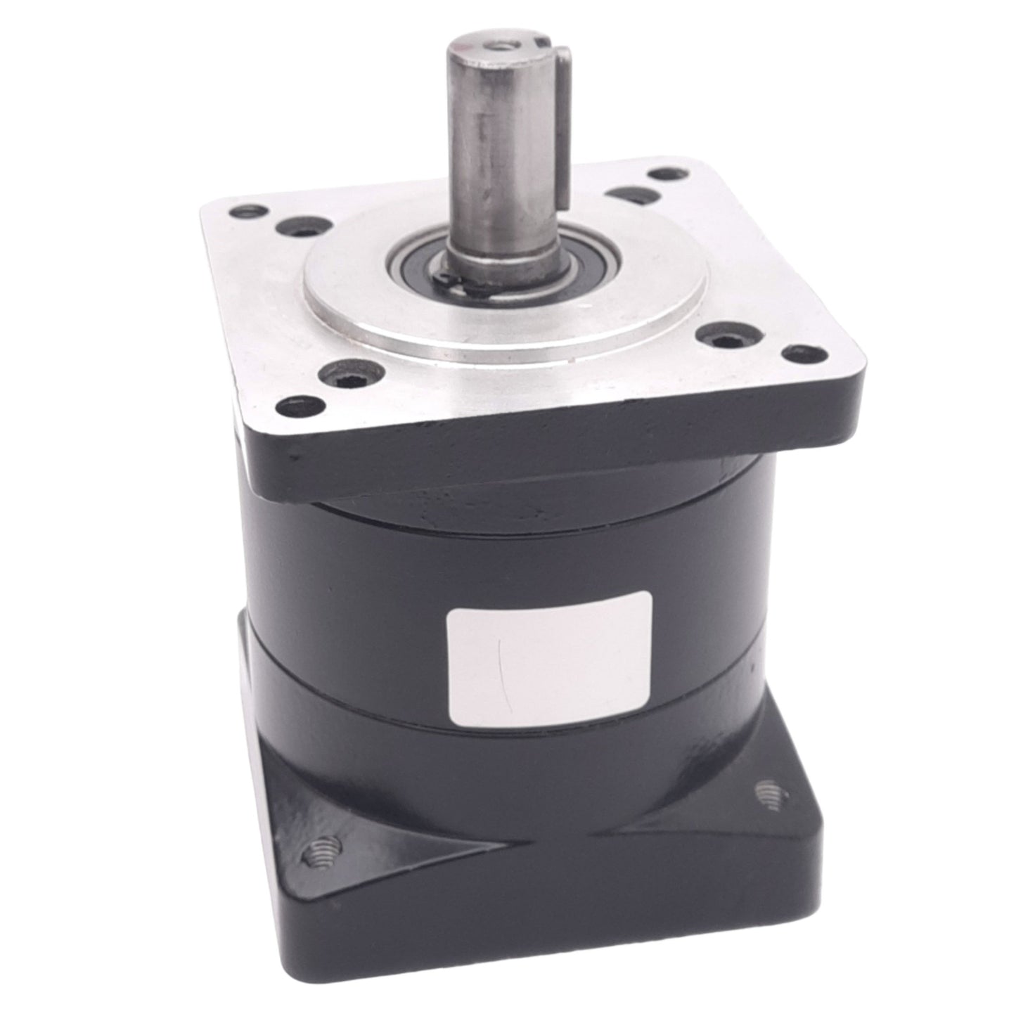 Used F&D Reducer Gearbox, 10.5:1 Reduction Ratio, 3-3/8" Square Mount, ø16mm Shaft