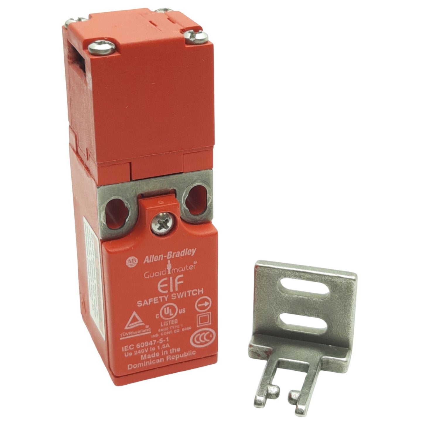 Used Allen Bradley 440K-E33030 Guardmaster Safety Interlock Switch 240VAC 3A w/Key