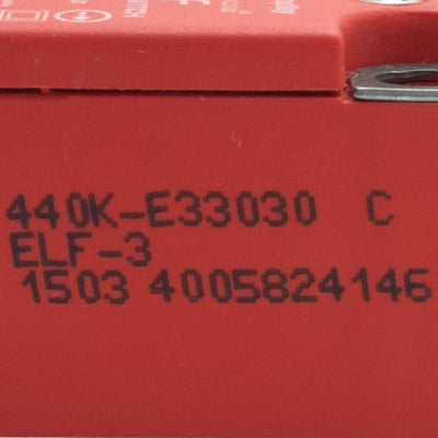Used Allen Bradley 440K-E33030 Guardmaster Safety Interlock Switch 240VAC 3A w/Key