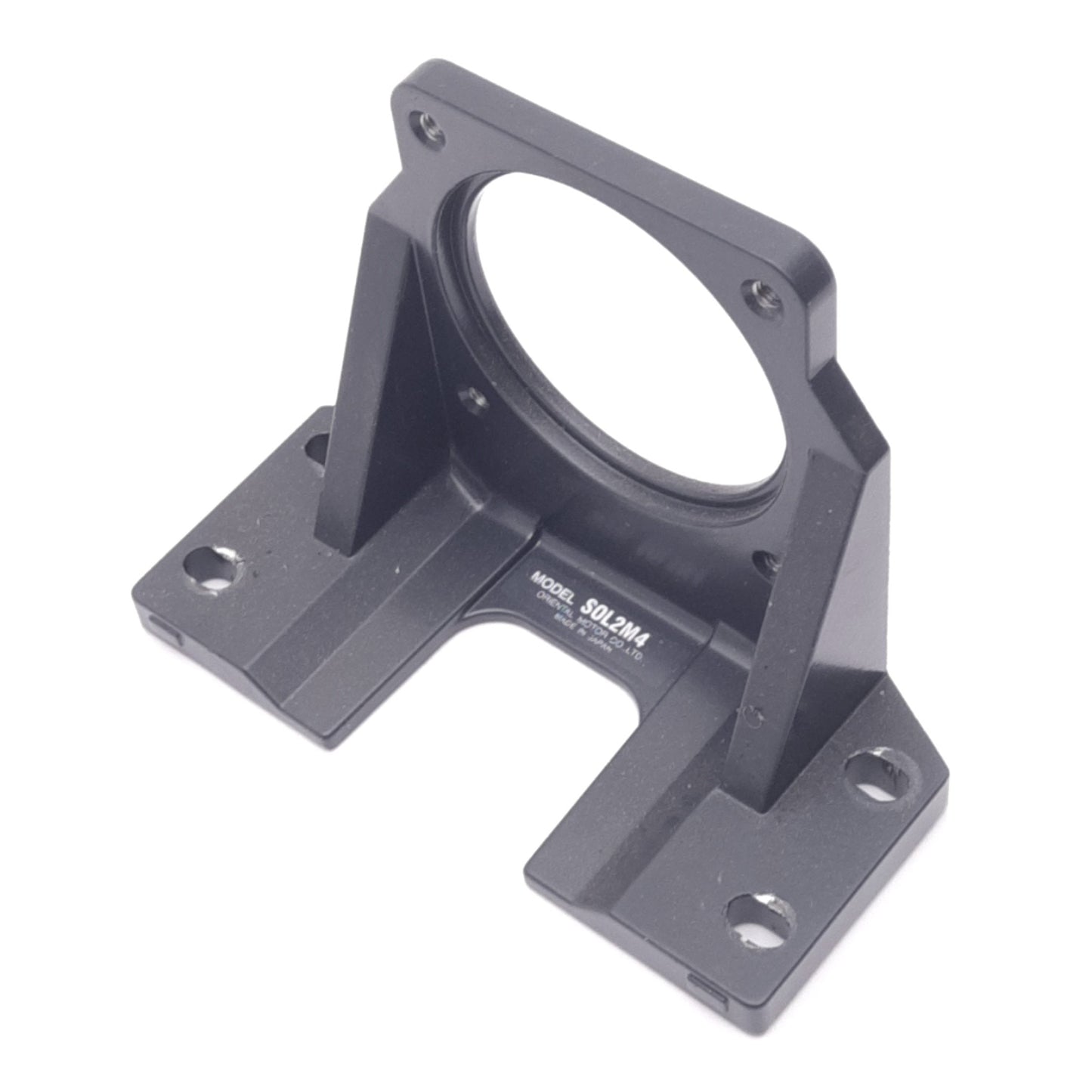 Used Oriental Motor SOL2M4 Motor Mounting Bracket for SOL 60mm Motor, ø50mm Hole